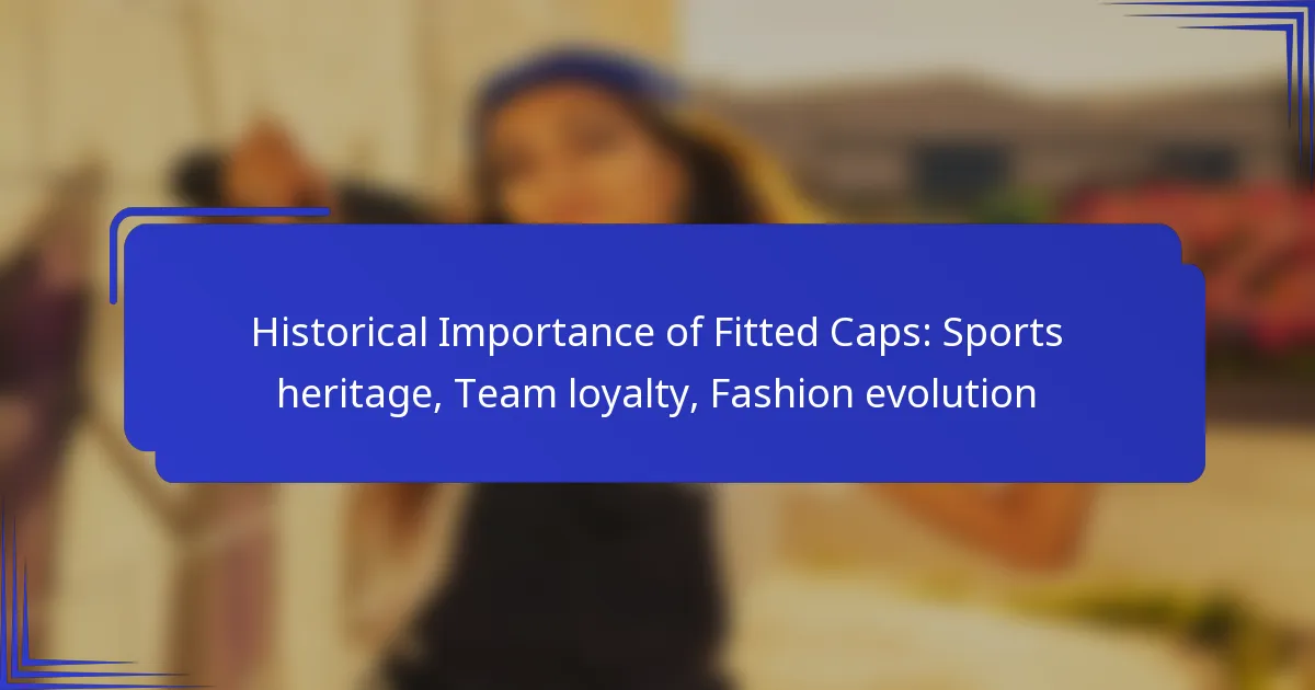 Historisch Belang van Fitted Caps: Sporterfgoed, Teamloyaliteit, Mode-evolutie