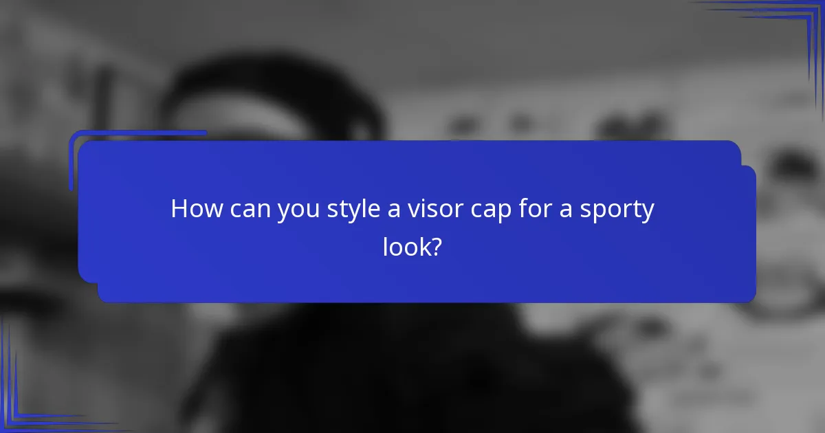 Hoe kun je een vizierpet stylen voor een sportieve look?